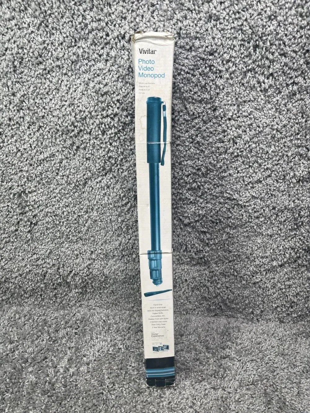 Vivitar Photo Video Monopod With Case 28mm 67